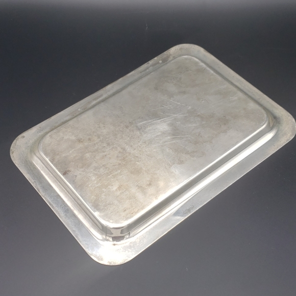 Vintage WM A Rogers Silver Plate Vanity Tray Dish - Picture 4 of 5